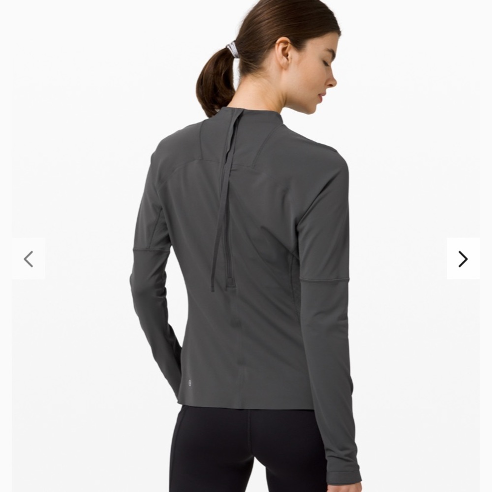 Lululemon Quickflash Pullover In Algae Green Sz 8 - image 2